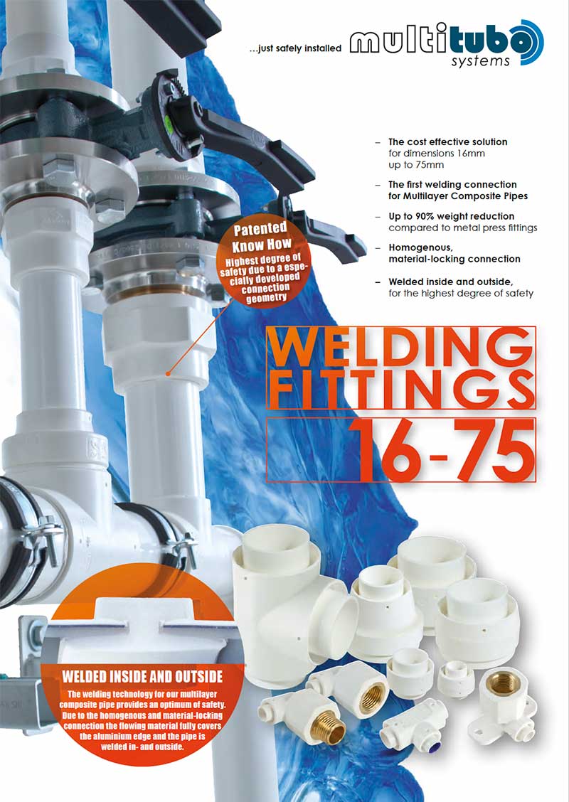 multitubo: Product Brochure - Welding Fittings 16-75